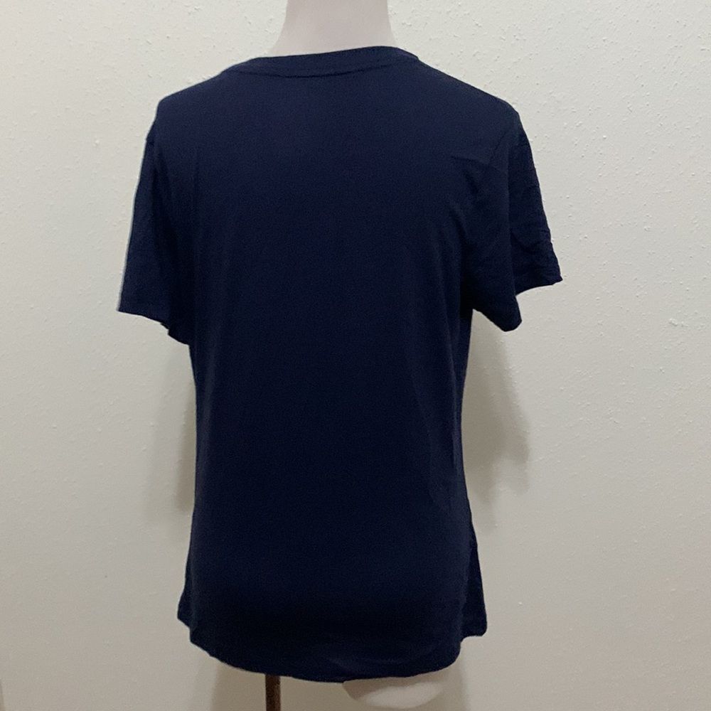 3for$20 NWT short sleeve shirt medium dark blue - Picture 4 of 5